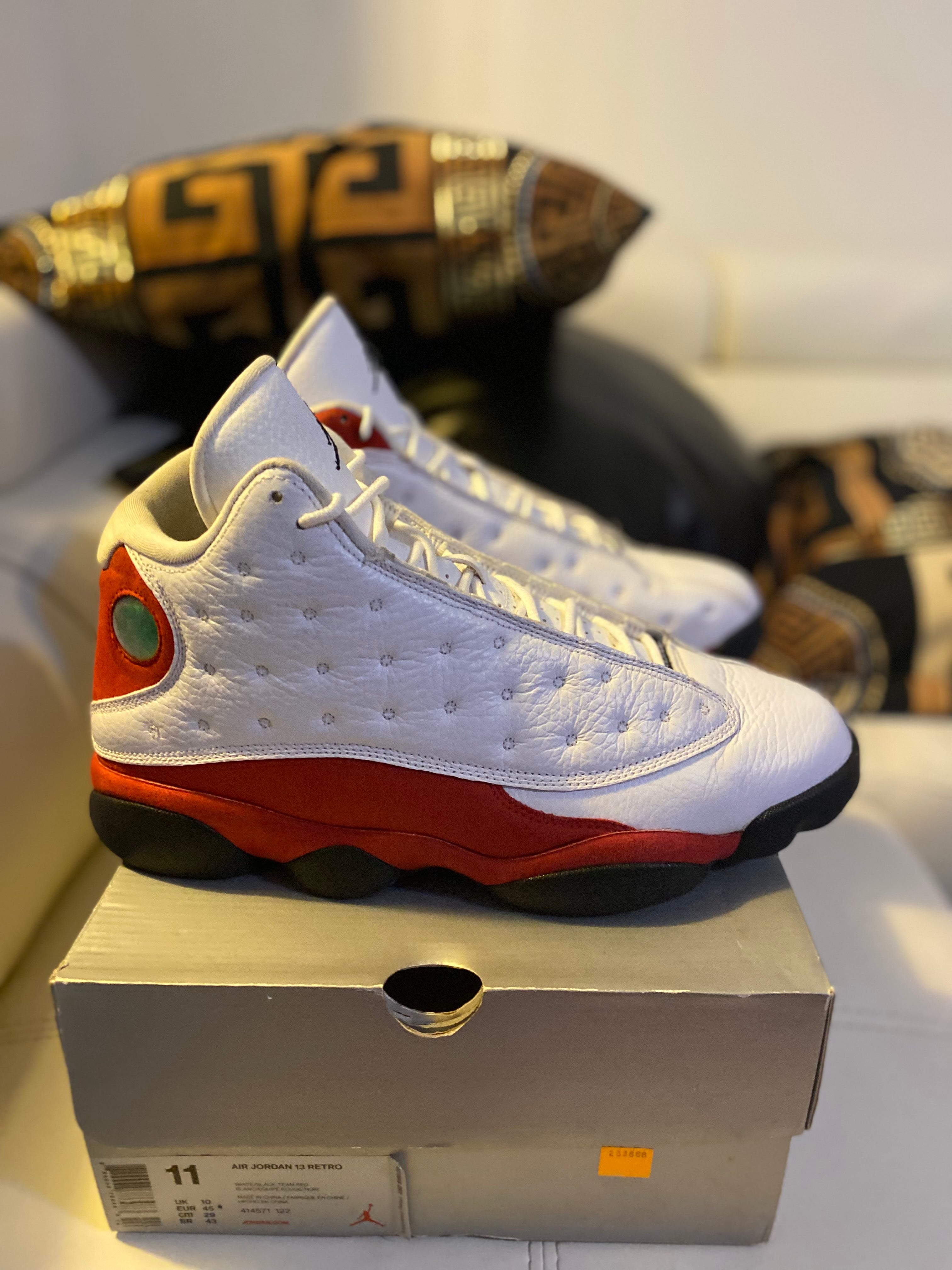 Nike Mens Air Jordan 13 Retro Chicago White/Black-Red 414571-122 